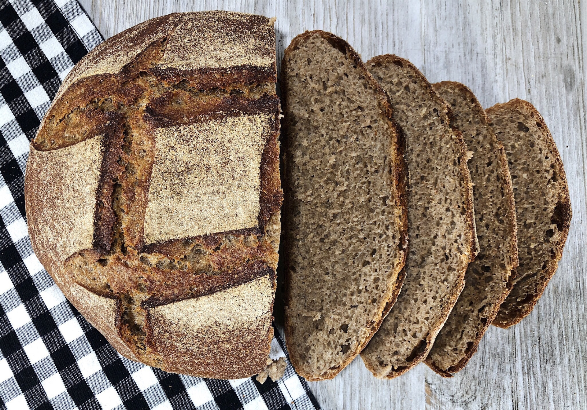 [EAGLE RYE BREAD IMAGE] – dark rye sourdough loaf